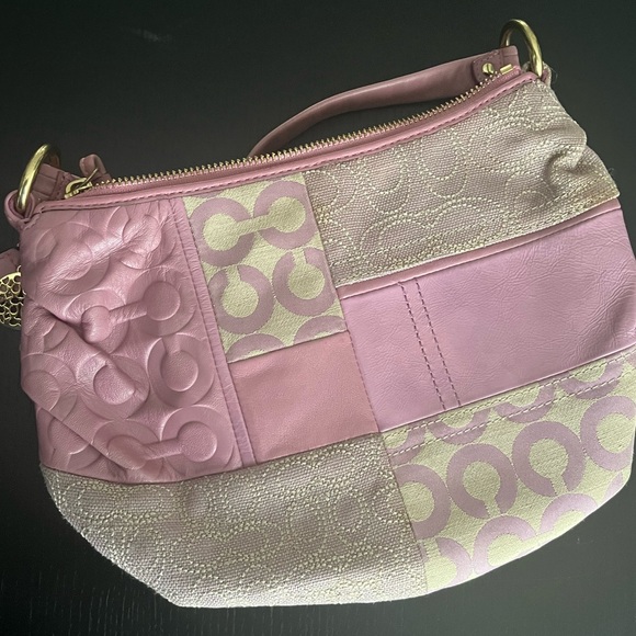 Coach Pink Patchwork Shoulderbag - Picture 7 of 8